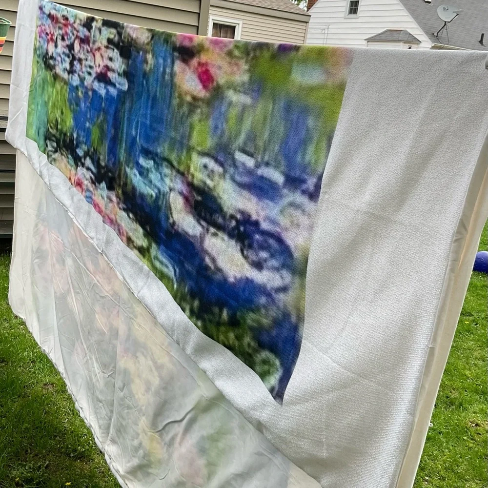 Cafepress Claude Monet Water Lilies Fine Art King Size Duvet Cover ~ New